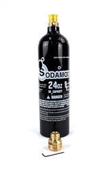 Infinity Sodamod SodaMod Adapter and (1) High Quality Beverage Grade CO2 24oz Air Tank ...